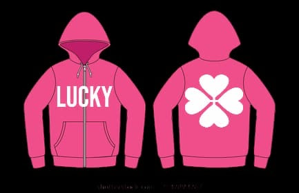 Rare lucky zip up